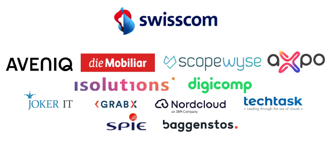 Overview of all sponsors of Azure Bootcamp Switzerland 2023