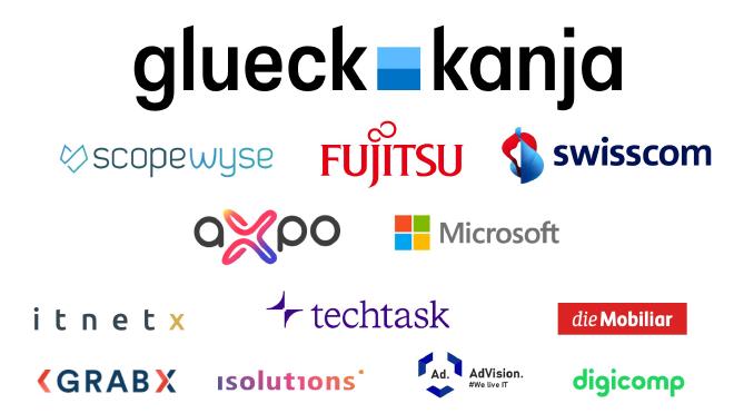 Overview of all sponsors of Azure Bootcamp Switzerland 2025